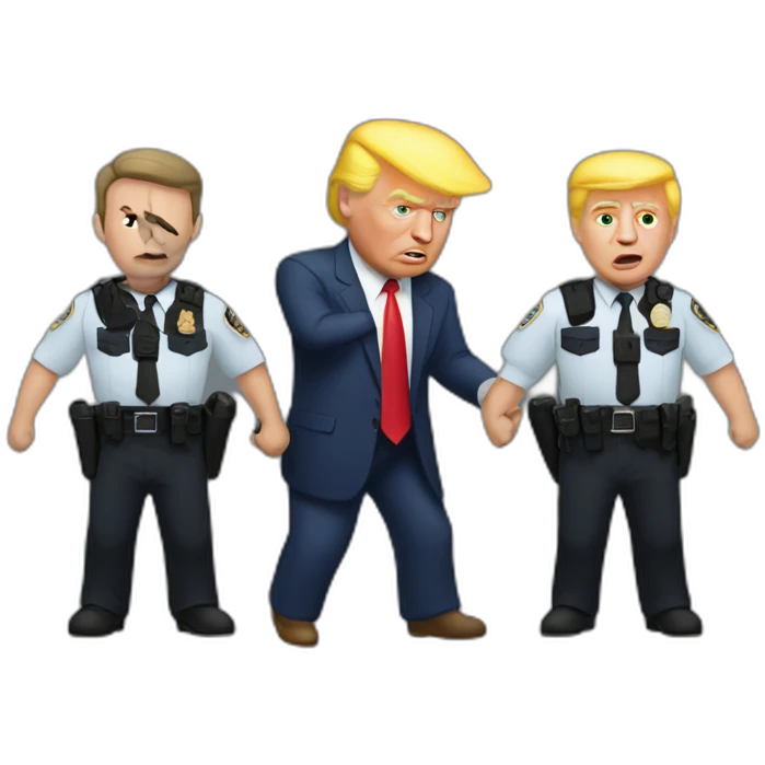 trump-getting-arrested emoji