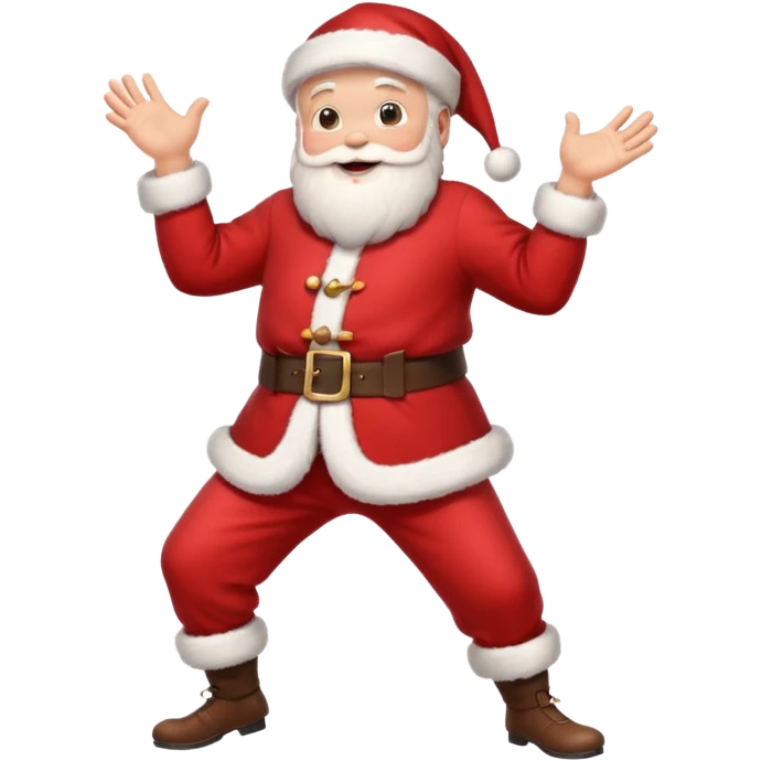 santa claus dance emoji