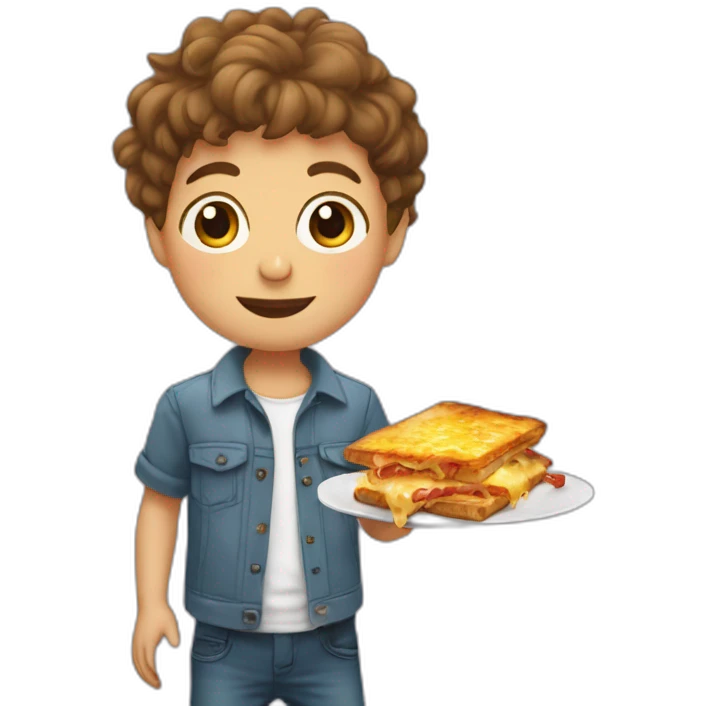 Petit garçon con parmi les grands garçons emoji
