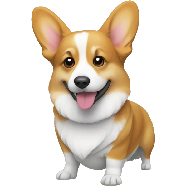 corgi on beach emoji