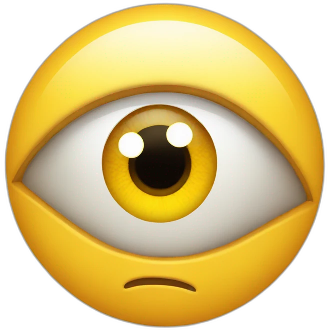Eye rolling hard emoji