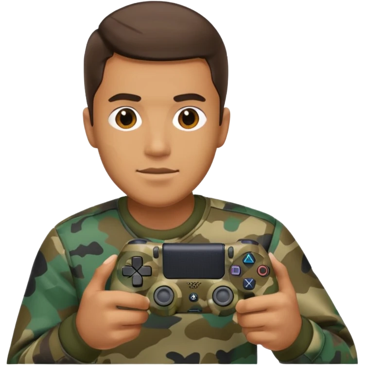 homme-avec-manette-ps4-camouflage emoji