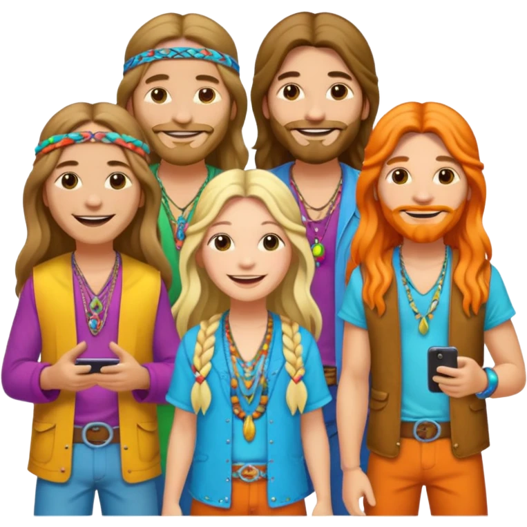 hippies emoji