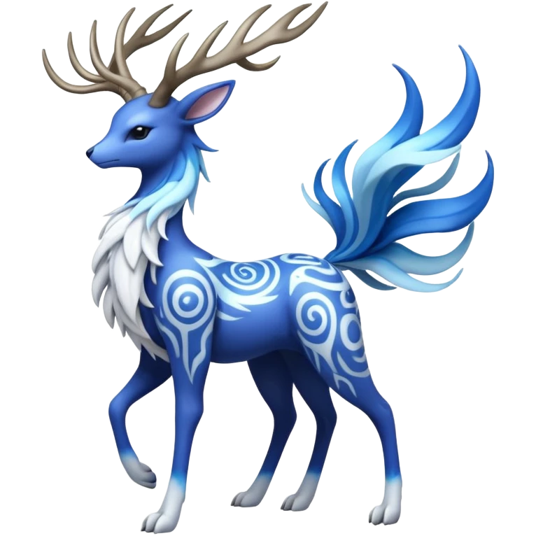 Xerneas-Suicune-Fakémon-hybrid-creature (full body)  emoji