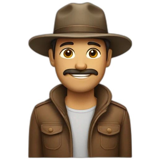 hombre con pasamontañas emoji