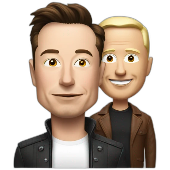 elon musk and jiff bezos emoji