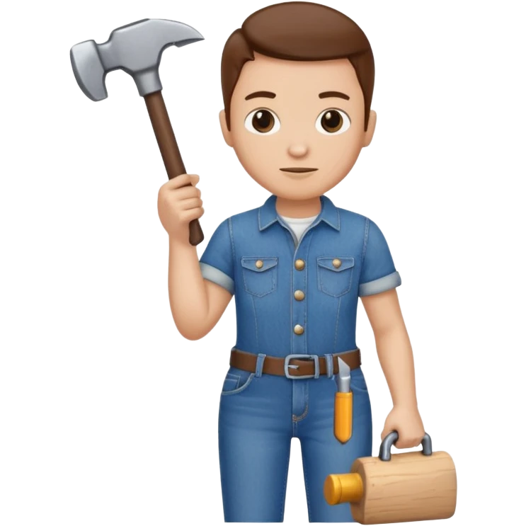 a creative clothing making a jeans  emoji