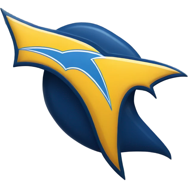 Chargers Logo with face emoji