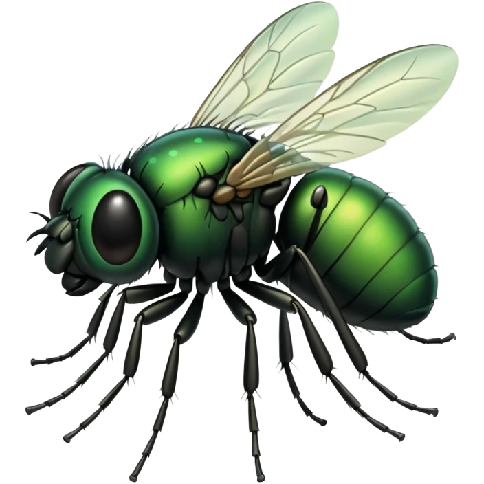 a cute fly emoji