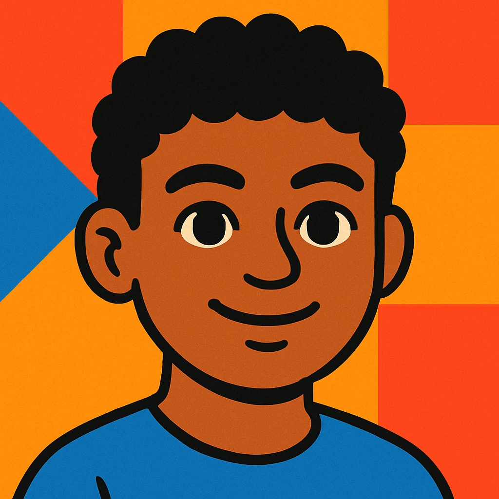 character emoji with tan skin and short black curly hair emoji