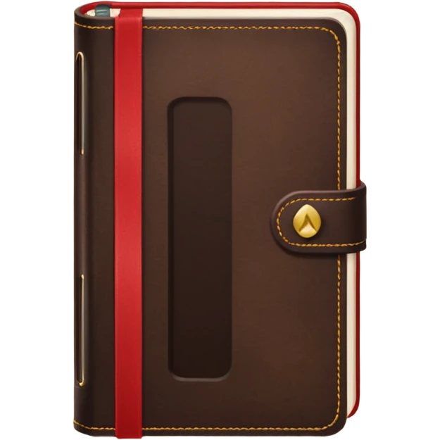 small address book with a bookmark emoji