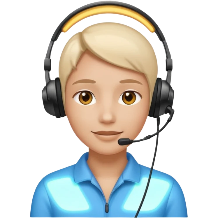 create a person which feel safe to using internet.-match-the-same-shape,-color,-and-glow-effect,-ensuring-it-is-smooth-and-shiny.  emoji