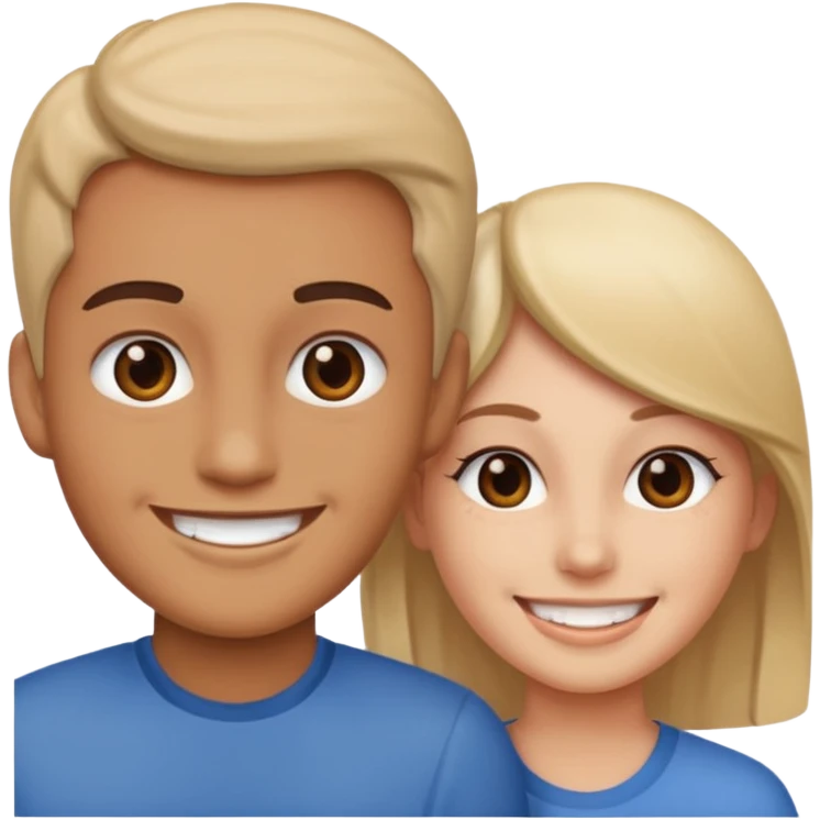 My brother and I are going 50% emoji