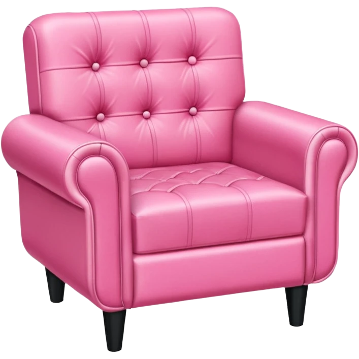 Pink salon chair emoji