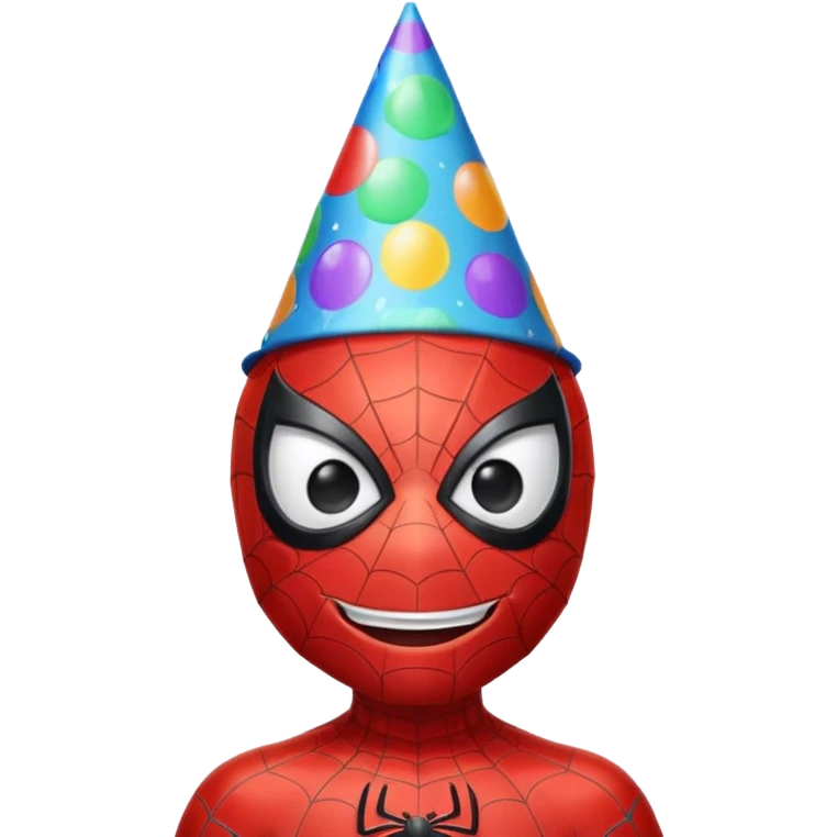 Spider-Man happy birthday emoji