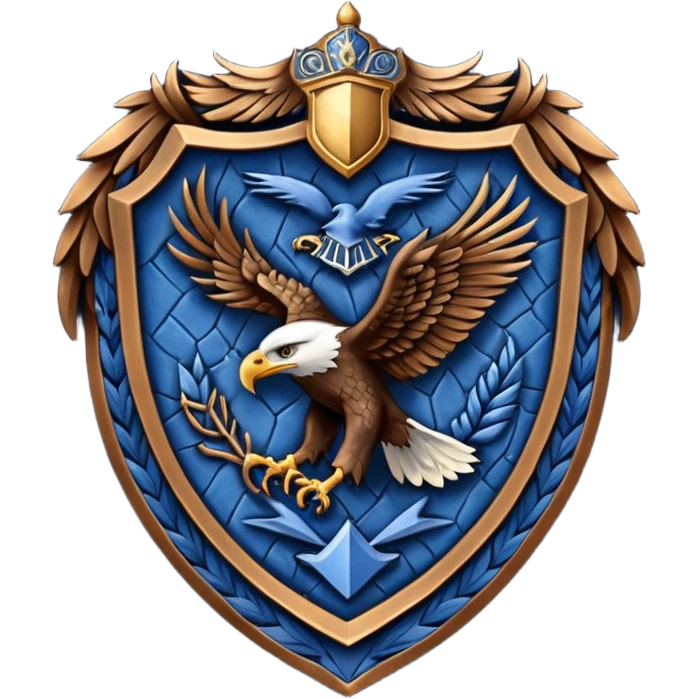 Hogwarts Ravenclaw crest Eagle emoji