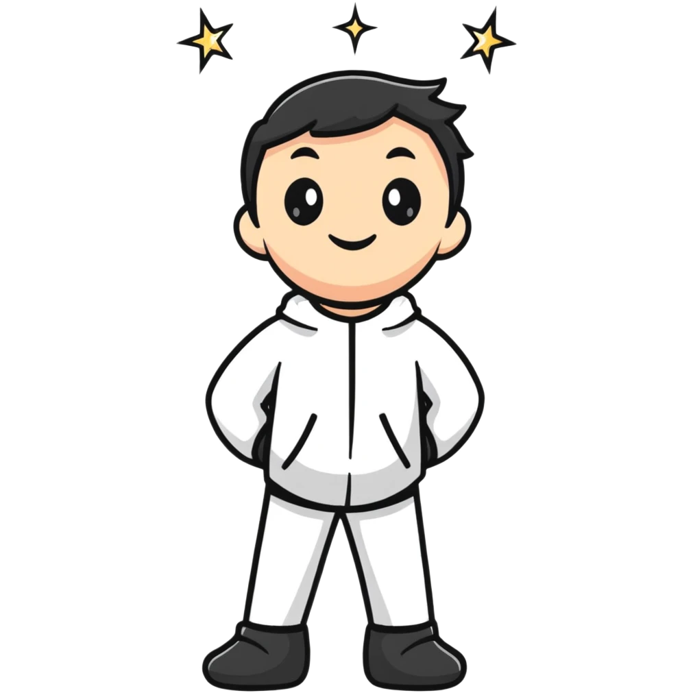 attractive person with sparkles emoji