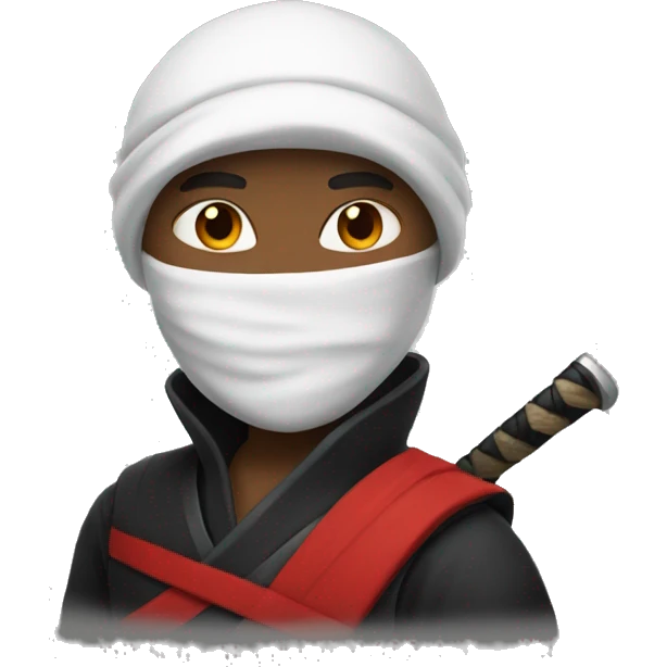 White ninja  emoji