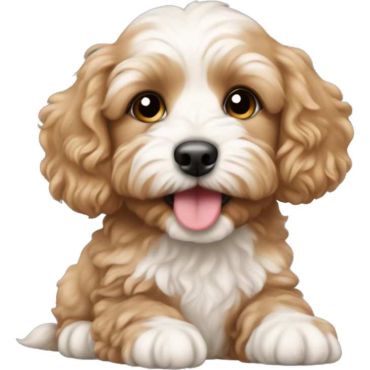 Cavapoo puppy emoji