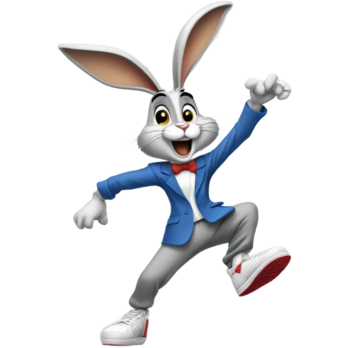 bugs bunny break dancing  emoji