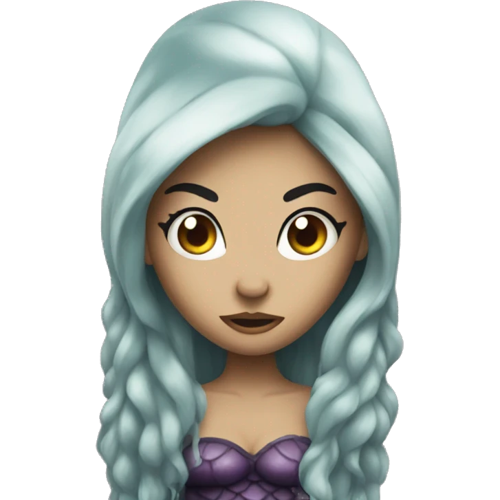 evil mermaid  emoji