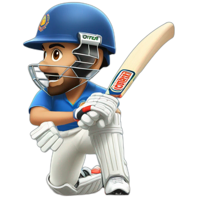 virat kohli cover drive emoji