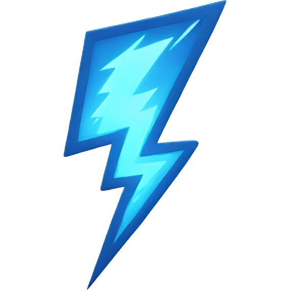 lightning bolt emoji