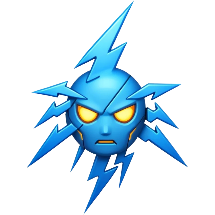 cyberpunk lightning emoji