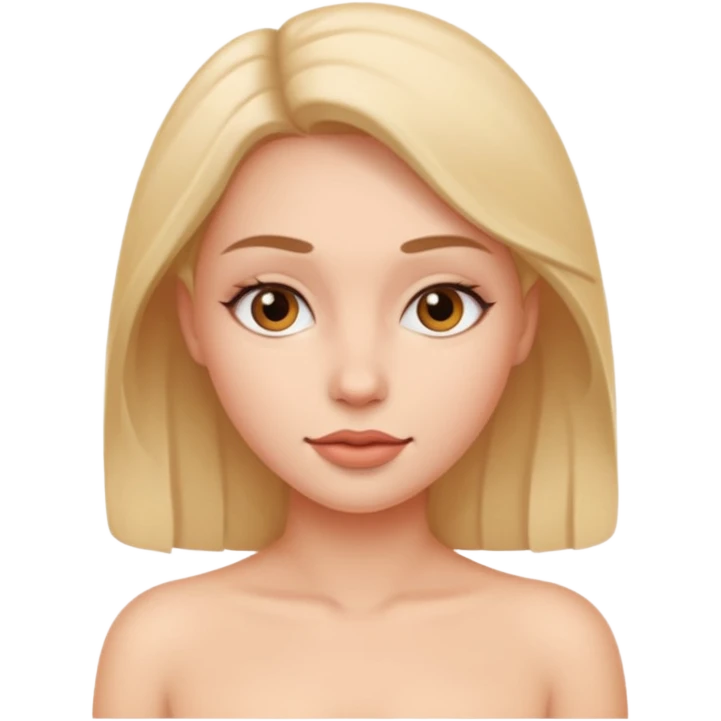 Woman without clothes  emoji