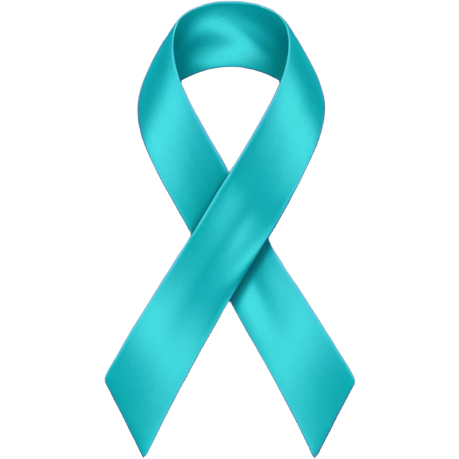 papillary thyroid cancer ribbon  emoji