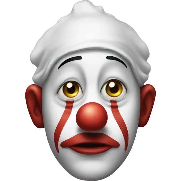 sad clown emoji