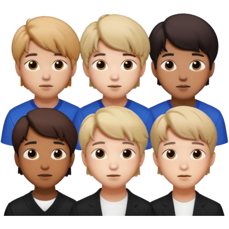 BTS 7 people emoji