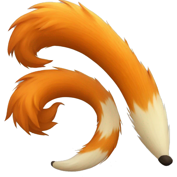Fox tail emoji