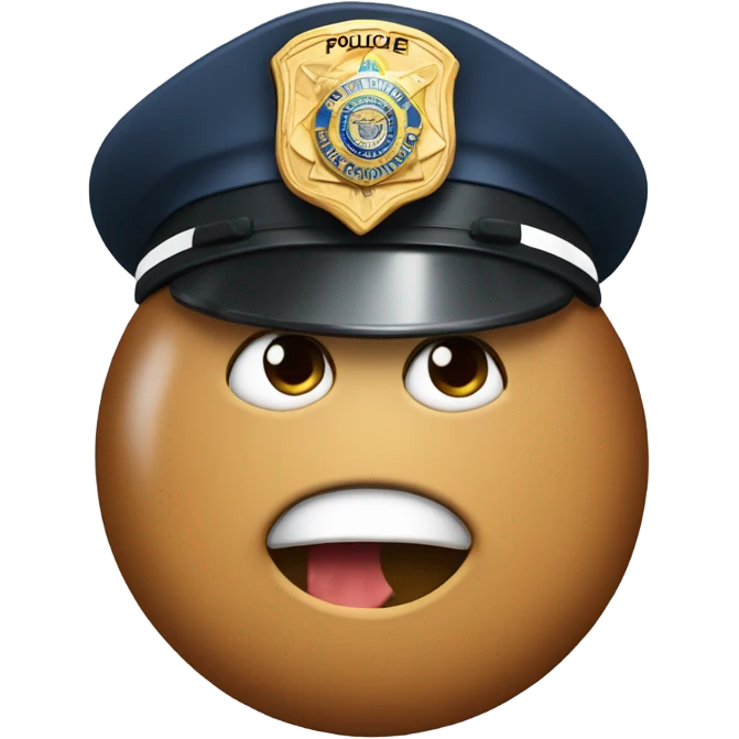 Police chief donut emoji