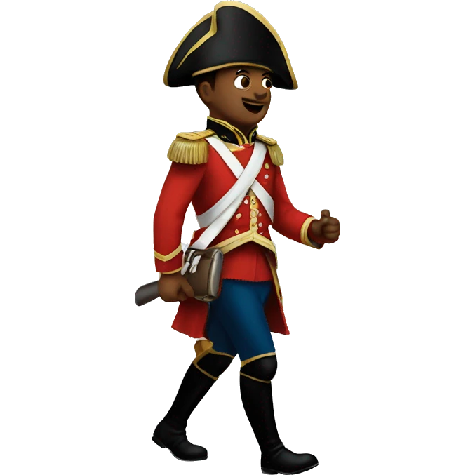 historical soldier marching emoji