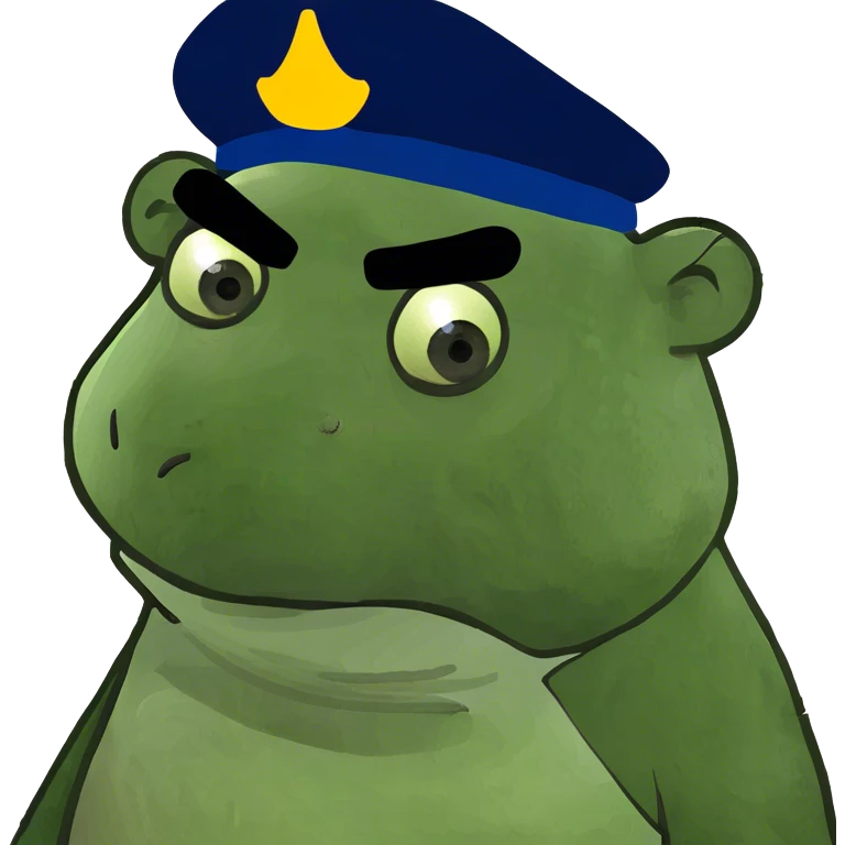Bad mood bear emoji