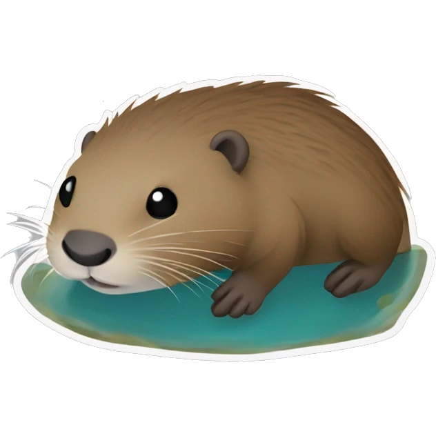 Nutria con saco emoji