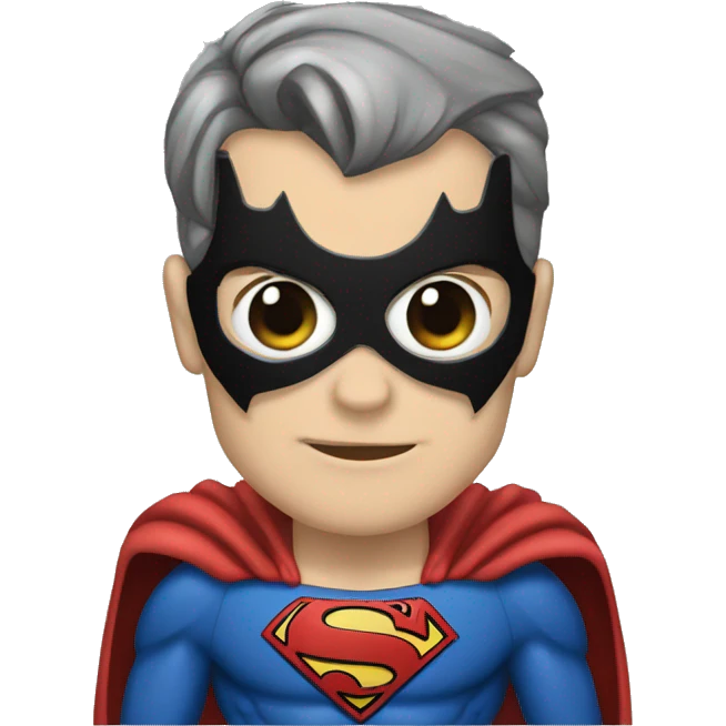 spiderman batman superman emoji