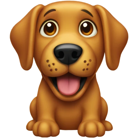 Gummy dog emoji