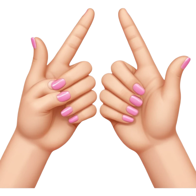 Pinkey promise emoji
