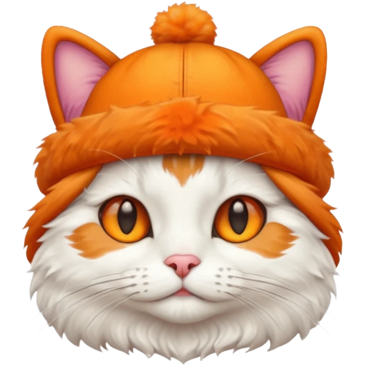 Cat wearing a hat emoji