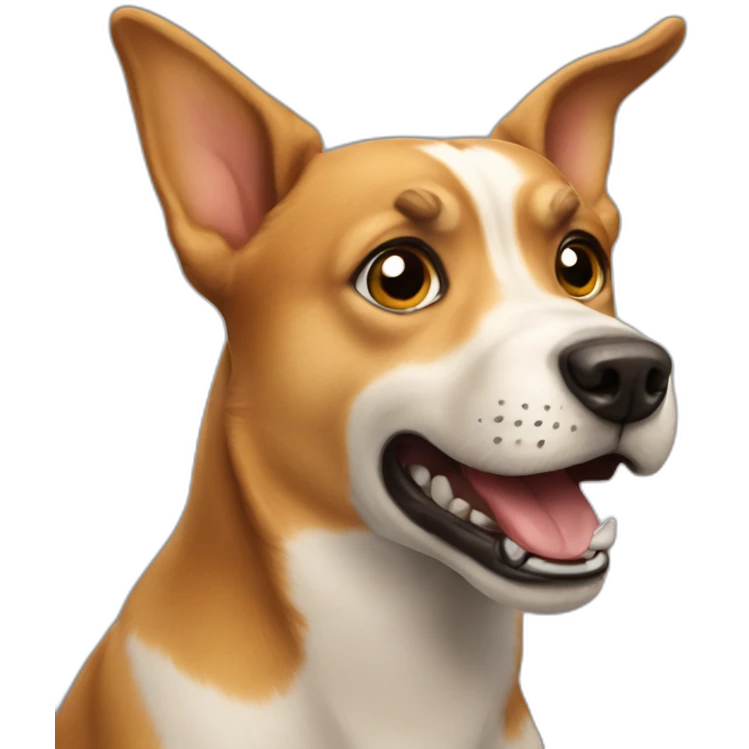 Dog barking emoji