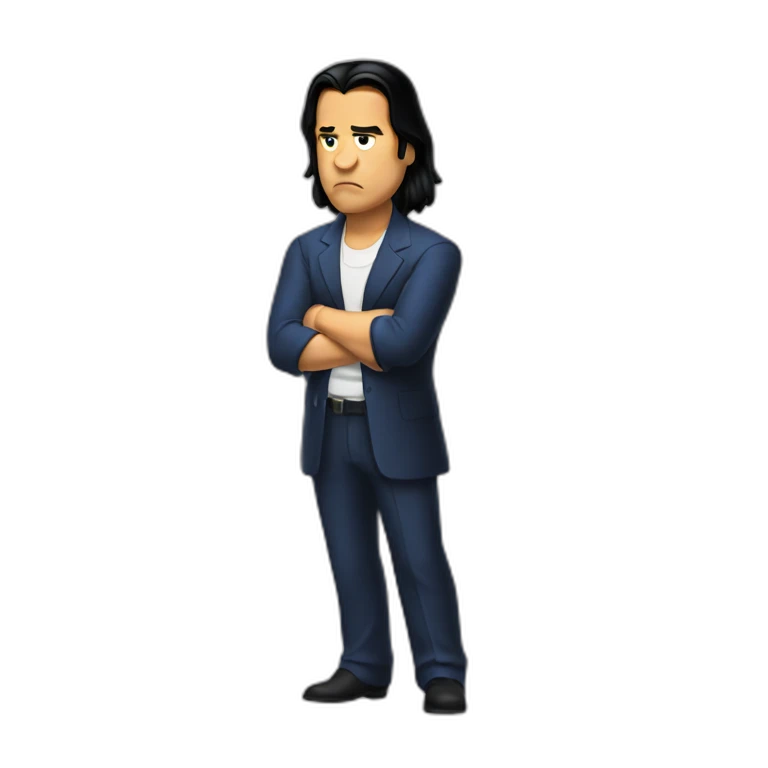 shrugging Vincent Vega emoji