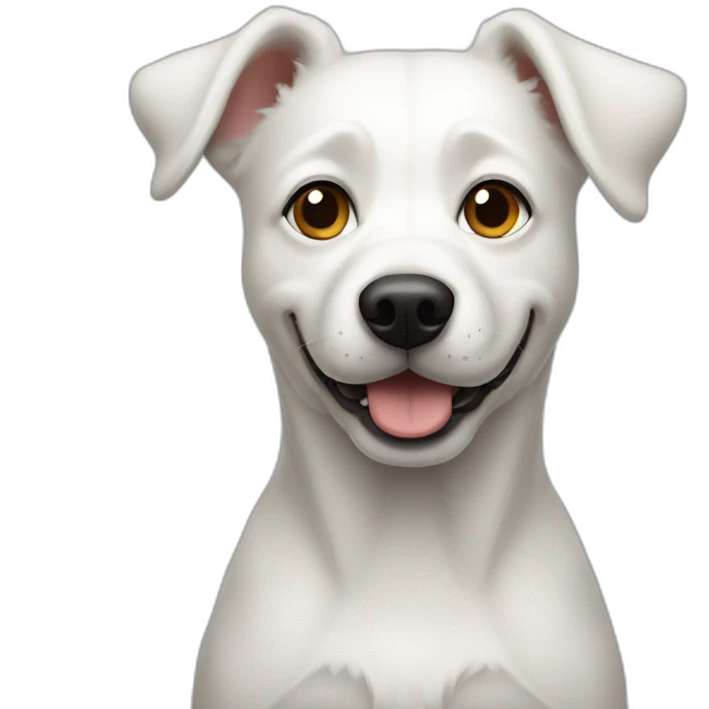 white dog emoji