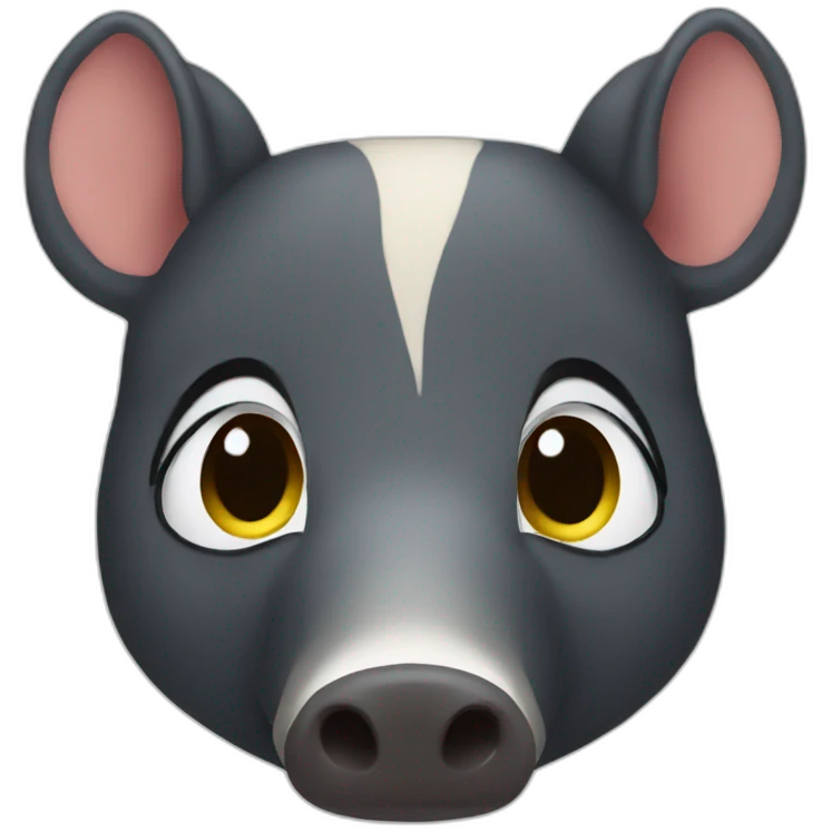 tapir wink emoji