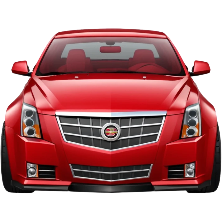 2009 red Cadillac CTS wide body emoji