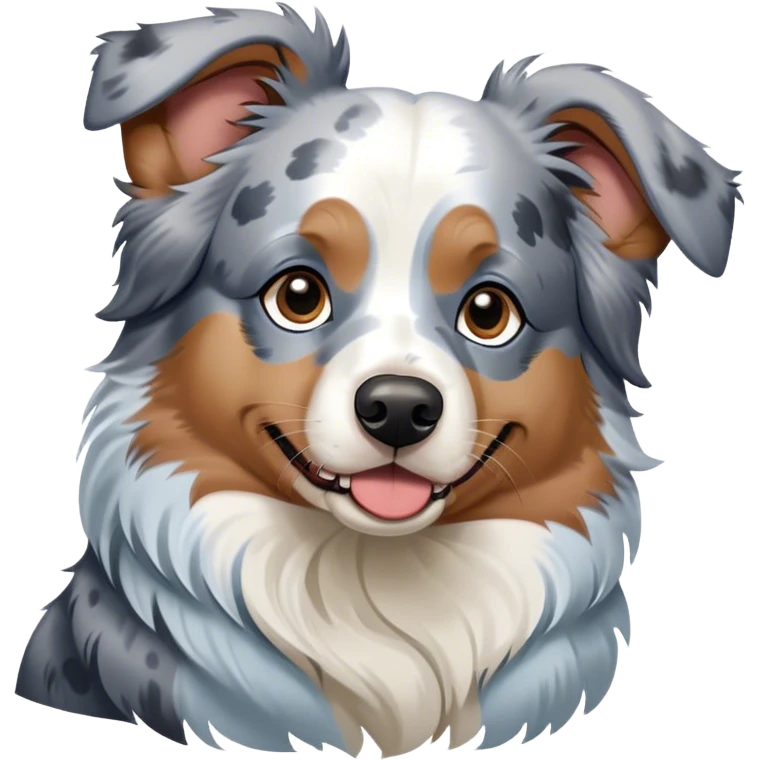 blue merle australian shepherd emoji