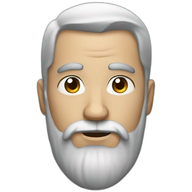 Cold man have a beard  emoji