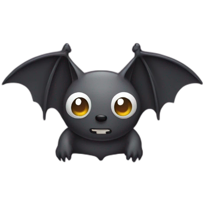 Bat playing video games emoji