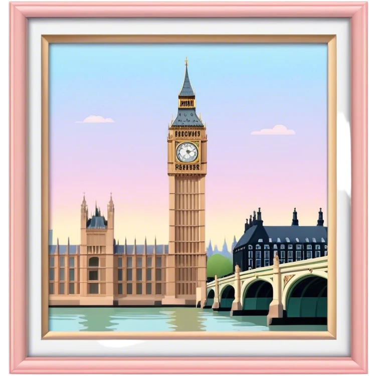 
pastel bigben emoji
